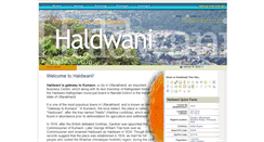 Desktop Screenshot of haldwani.co.in